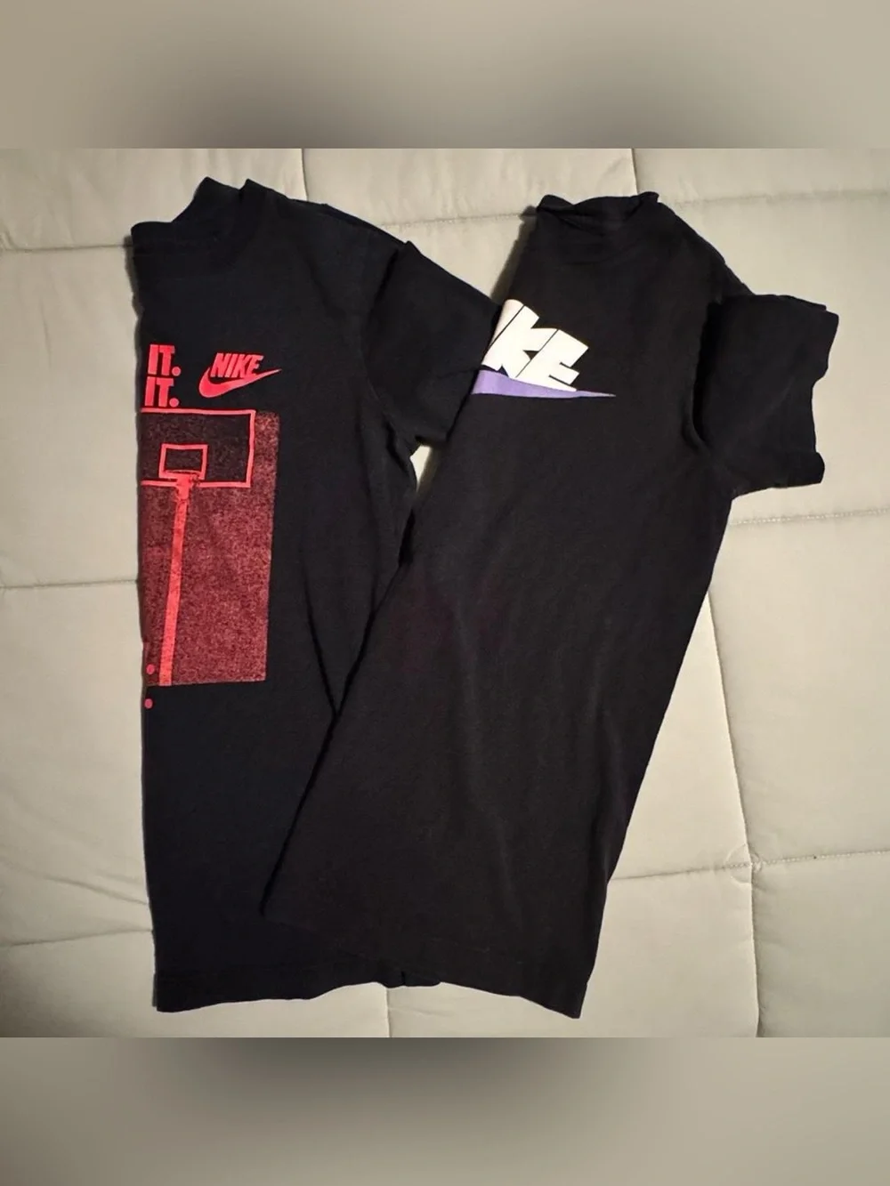 Set of Two | Youth Medium Black Nike T-Shirts